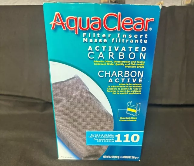 AquaClear 110 Activated Carbon Insert Fish Tank Aquarium Filter Media