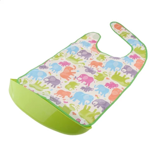 Bavoir Adulte Imperméable – Protection Repas – PVC Lavable – Multicolore – Neuf