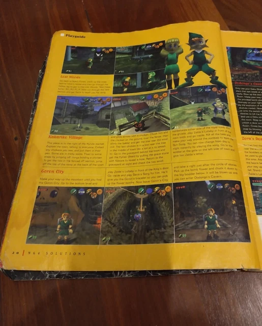 N64 SOLUTIONS STRATEGY Guide Ocarina Of Time / Glover / South Park 9