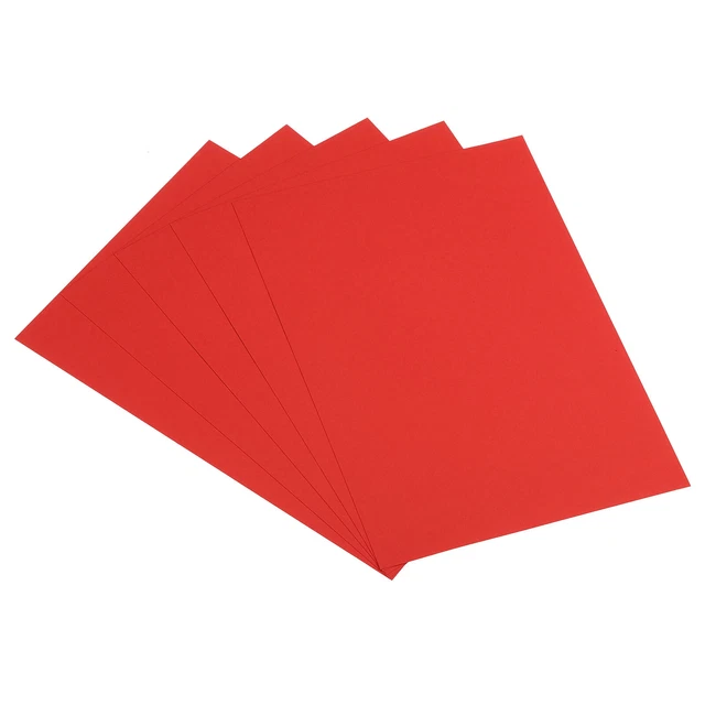 Papel de cianotipo A5, 12 hojas 8,3x5,7" con impresión solar papel de dibujo solar, rojo