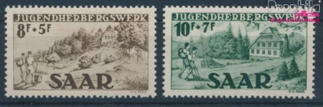 Briefmarken Saarland 1949 Mi 262-263 postfrisch (10214047