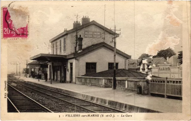CPA AK Villiers s Marne La Gare FRANCE (1282907)