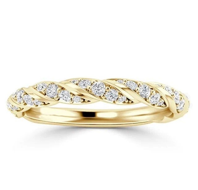 Bague Orteil Florale Diamants Simulés Bague D'orteil Floral Femme
