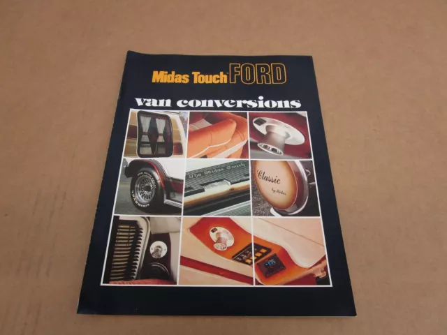 1981 Ford Midas Van conversion Econoline Custom sales brochure literature