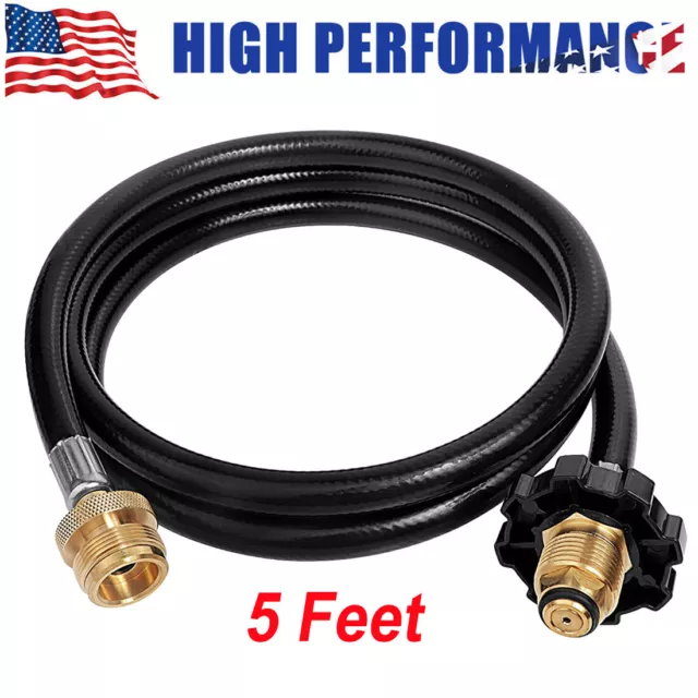 5Ft POL Propane Regulator Hose Replacement Outdoor For Mr. Heater Big Buddy