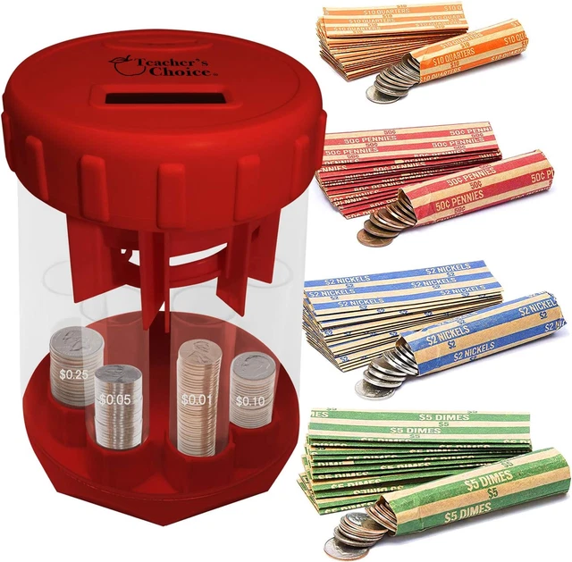 LED Light up Digital Coin Sorter Automatic Coin Counter - 2023 Version - Automat