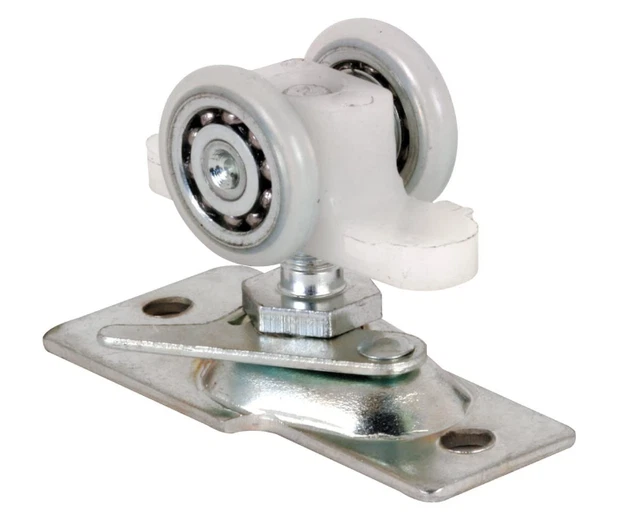 Prime-Line N 7065 Pocket Door Roller Assembly, 13/16 inch, Convex, Plastic Tires