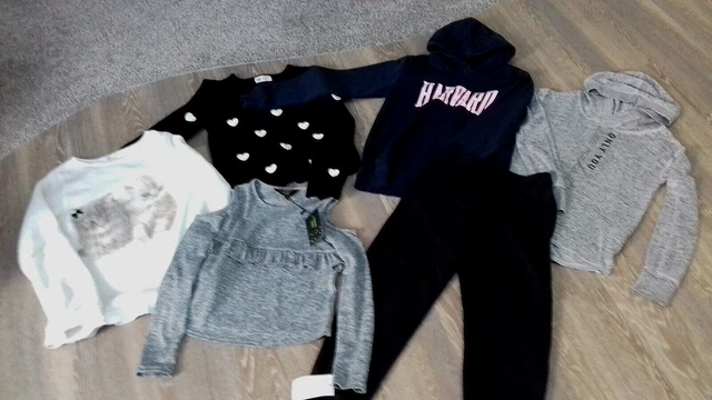 Girl's Tops / Joggers Bundle (Age 8 /10 years) H&M + Designer Cosmic Kids