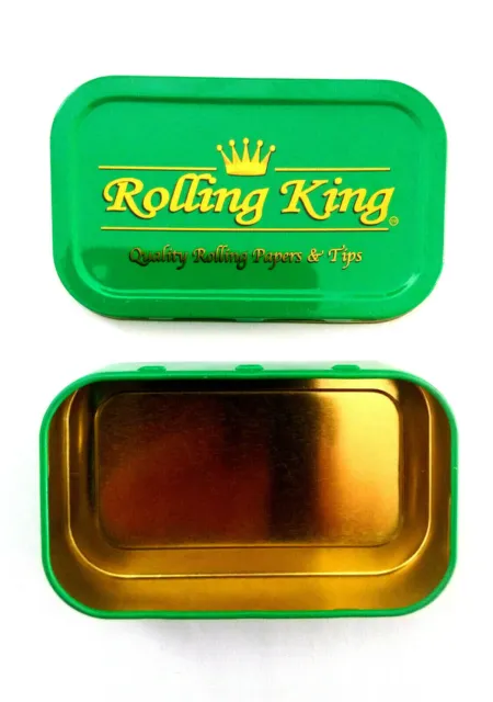 1oz tobacco tin Rizla Storage Cigarette Tobacco Tin rolling king tobacco tin 2