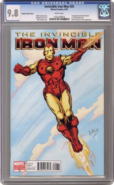 Invincible Iron Man #25F Trimpe Variant CGC 9.8 2010 1252239016