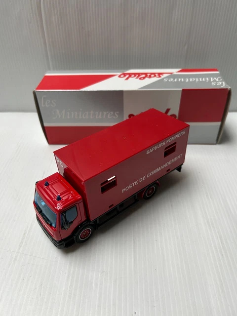Camion De Pompiers Solido Poste De Commandement 1/50 - Modèle Collection, Occasion