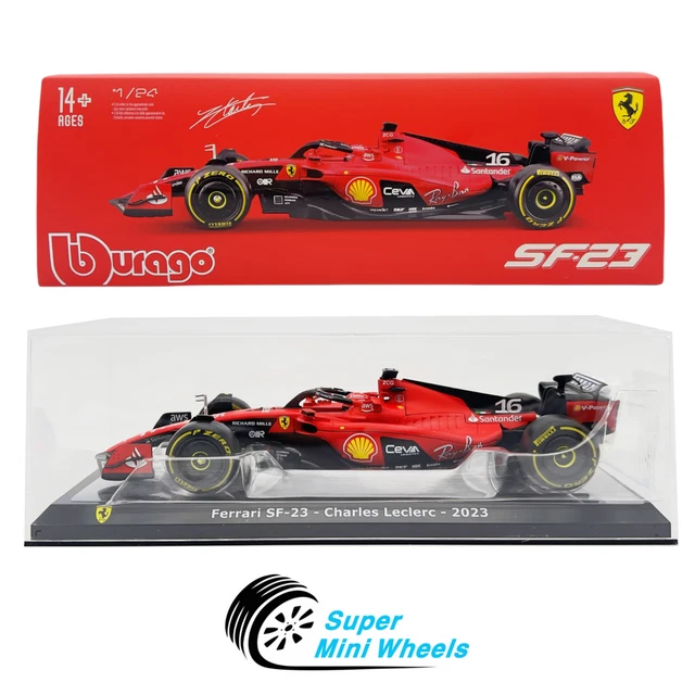Premium Collectibles 1:24 Charles Leclerc Ferrari SF-23 n° 16 Formule 1 2023 Objets de collection premium FER2025-30 modèle voiture FER2025-30
