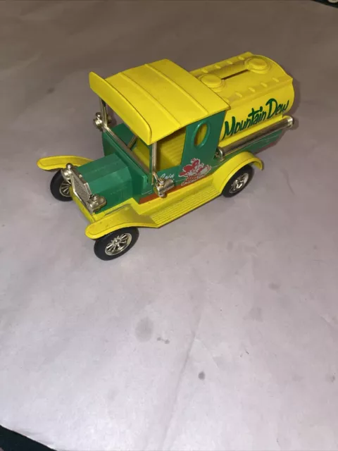 Model A Truck Mountain Dew Coin Bank  by Golden Wheel