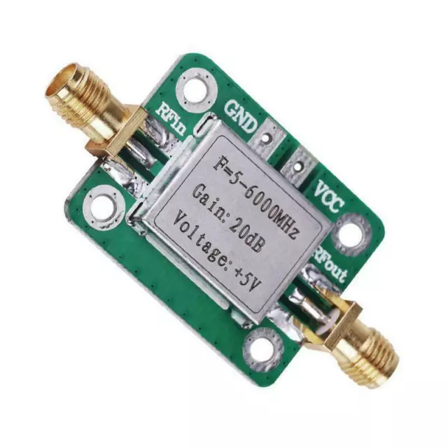 RF low noise Broadband Signal Amplifier Power Amplifier Gain 20dB 5M-6GHz 2