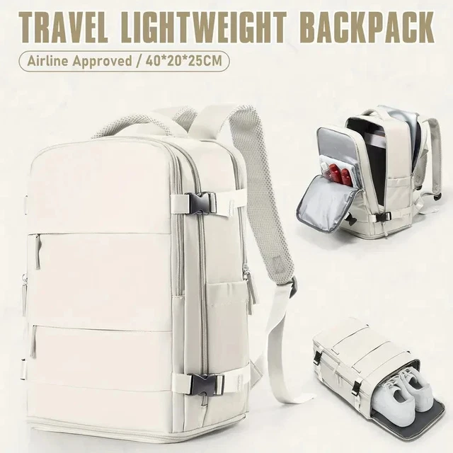 Sac Cabas Cuir Sac A Dos Voyage Cabine Avion Sous Vide Bagage