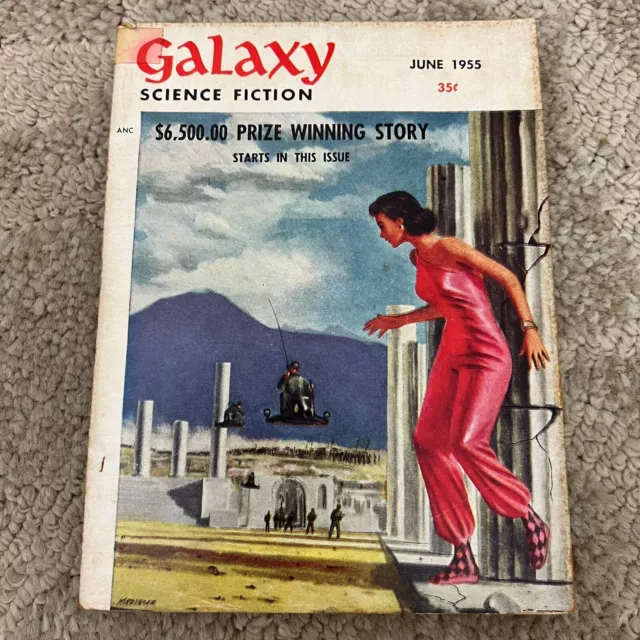 Galaxy Science Fiction Magazine Pulp Evelyn E. Smith Vol 10 No 3 June 1955