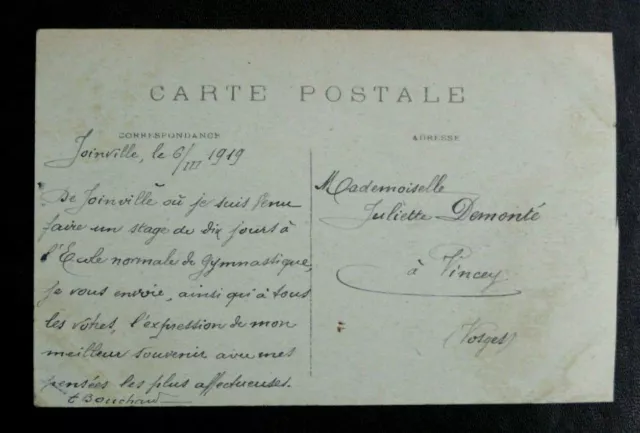 Military Cpa: Joinville - Normal Military School Of Gymnastics - 1919 2