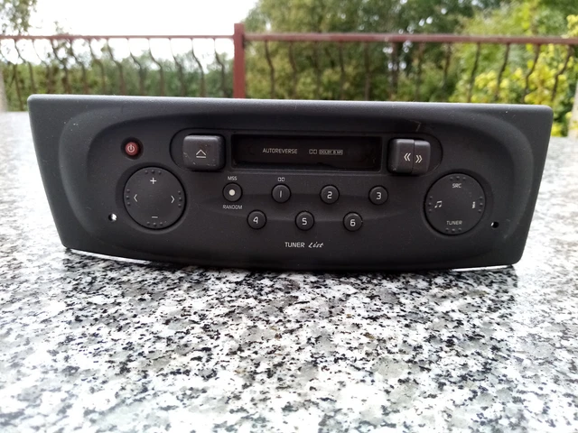 Radioeinbauset Kompatibel Mit Renault Megane Scenic 1-DIN Schwarz Ab