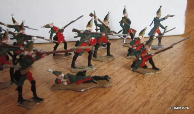 Plats D' Etain Zinnfiguren Flat Tin Figure / Lot 26 Grenadiers Russes 1799 3