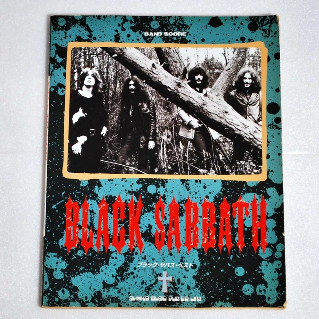 BLACK SABBATH BEST Band Score Sheet Music Song Book Heavy Metal Hard