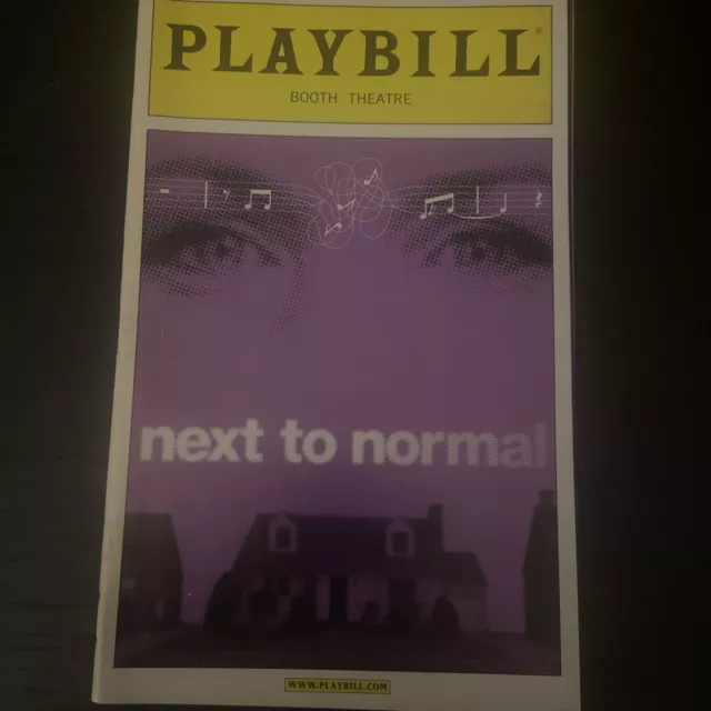 Next To Normal by Michael Greif at Booth Theatre Playbill (Aug 2019)