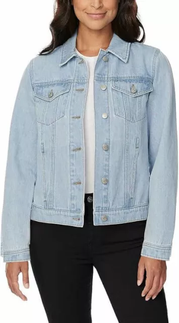 Buffalo David Bitton Women's Classic Denim Jacket Light Indigo