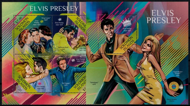 Salomoninseln; 35. Todestag Elvis Presley 2013 kpl. **  (21,50)