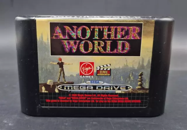 Another World - SEGA Megadrive Mega Drive - Cartouche Seule PAL - Très Bon Etat