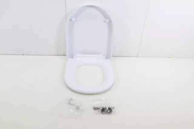 Asiento de Inodoro Tapa Wc Tocador con Cierre Suave Duroplast Extraíble