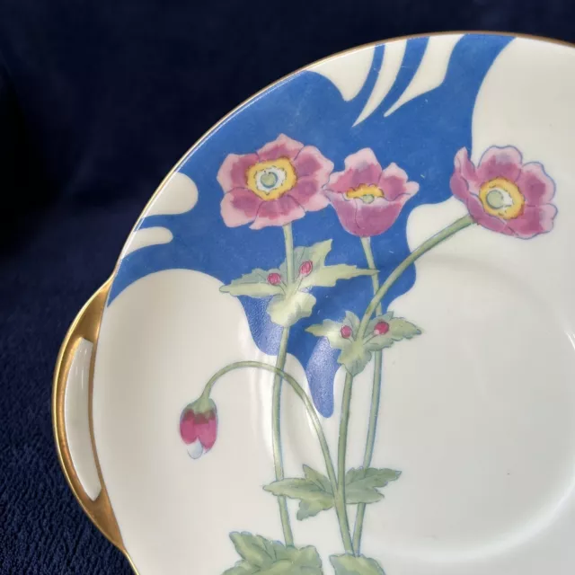 Rare 1930s Vintage Royal Doulton Art Deco Cake Serving Plate Valleta V1311