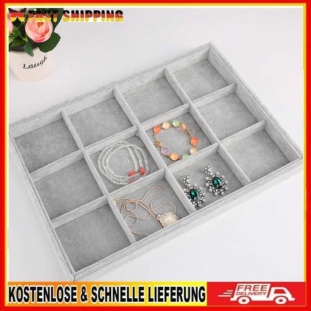 Velvet Earrings Necklace Jewelry Studs Display Stand Holder Rack(B012)