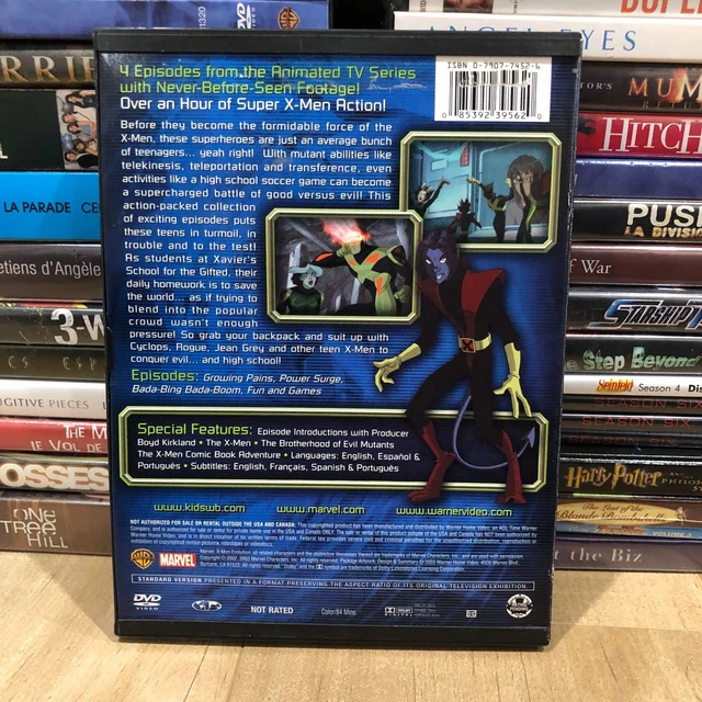 MARVEL X-MEN EVOLUTION Mutants Rising DVD Animated TV Series 4 Episodes ...