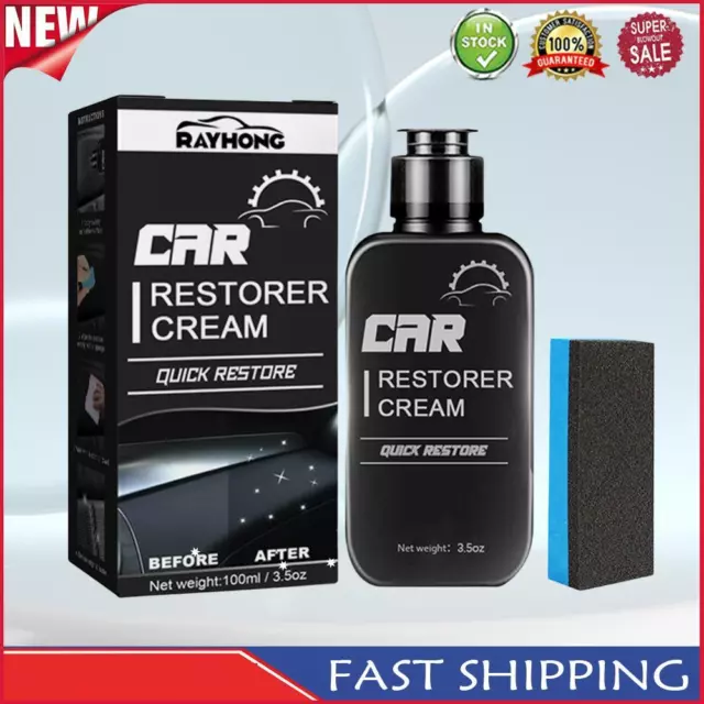 Plastic Parts Retreading Agent 100ml Instrument Panel Restorer Cream Convenient