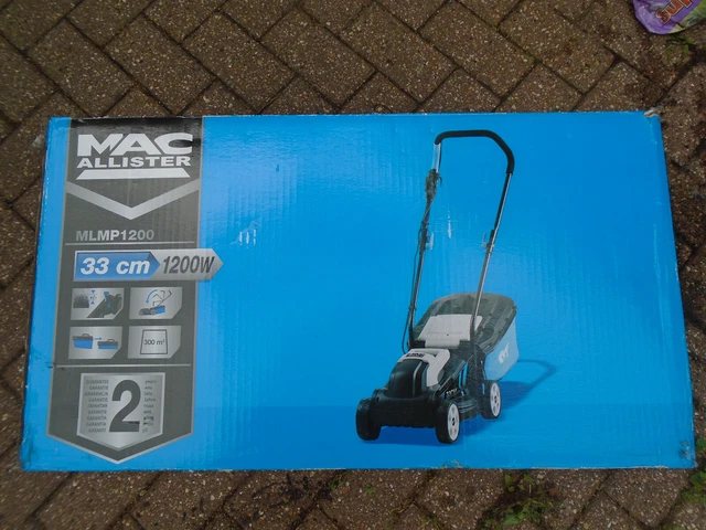 MACALLISTER 1200W 330MM Electric Lawn Mower 70.00 PicClick UK