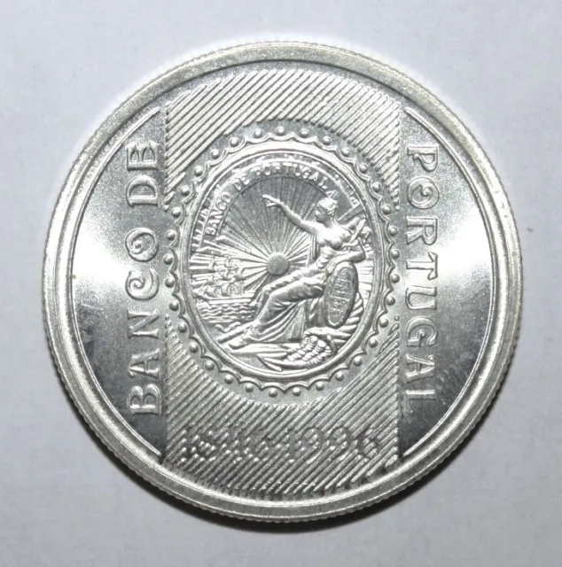 S3 - Banco de Portugal 500 Escudos ND (1996) Moneda de Plata Brillante sin circular