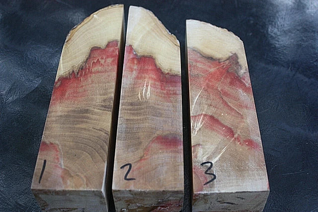 BOX ELDER BURL Messergriff Schnitzen Rohling verschiedene Größen STABILISIERT