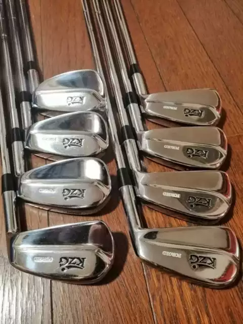 Golf Iron Set KZG FORGED Dynamic Gold S200 8pcs 3-P JAPAN