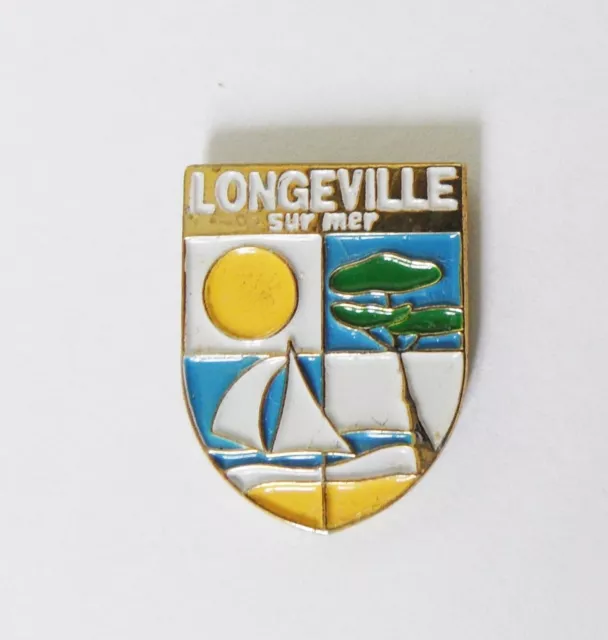 Pin's ville blason Longeville sur Mer Vendée