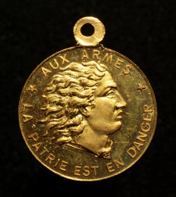 Frankreich, Tragbare Medaille 1870, Guerre aux Ennemis - Mort aux Tyrans, R!