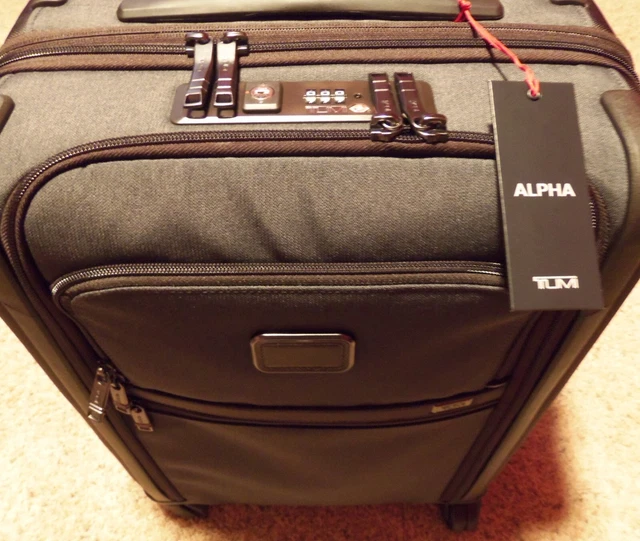 Tumi Alpha Continental Dual Access Four Wheeled Carry-On 22" NWT - MSRP $1050.00