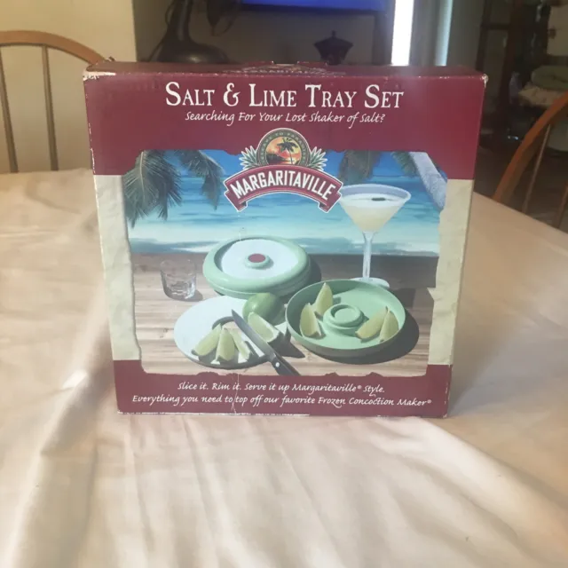 BNIB Margaritaville Salt And Lime Tray Set NEW