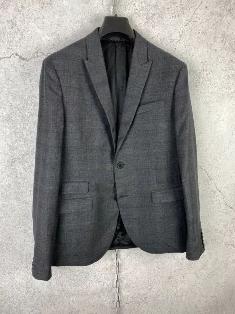 Blazer tuta slim Neil Barrett da uomo in lana con bottoni taglia 48/M 2