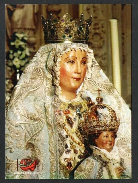 Estampa antigua de la Virgen andachtsbild santino holy card santini