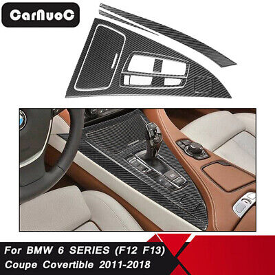 Transmission Console Insert Double Button Trim Decor For BMW 6 Series 2011-18