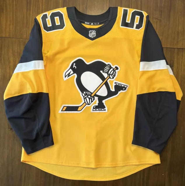 NWT Adidas Evgeni Malkin Pittsburgh Penguins Reverse Retro Hockey