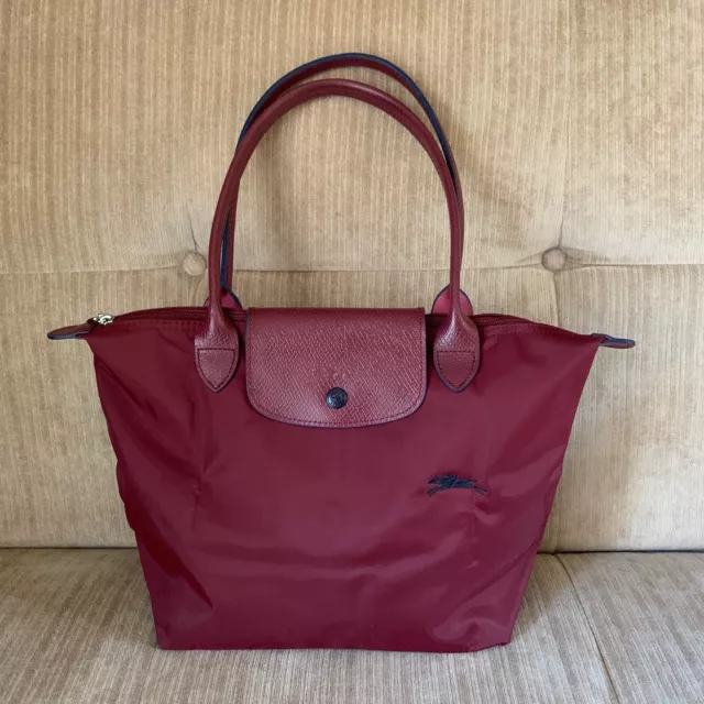 Le pliage club large nylon shoulder tote top bag