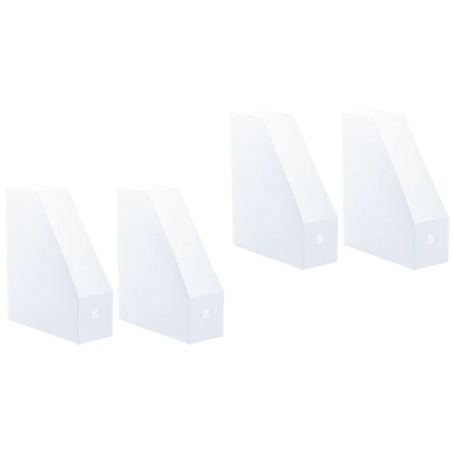 4 pcs Desk File Organizer Tray Desktop Bookcase File Storage Shelf