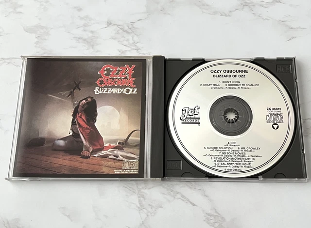 OZZY OSBOURNE BLIZZARD of Ozz CD EARLY PRESS Jet 36812 Crazy