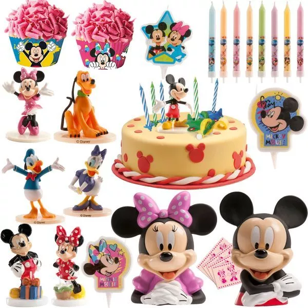 Micky Maus Minnie Maus Tortendeko Kuchendeko Dekoration Torte Geburtstag backen