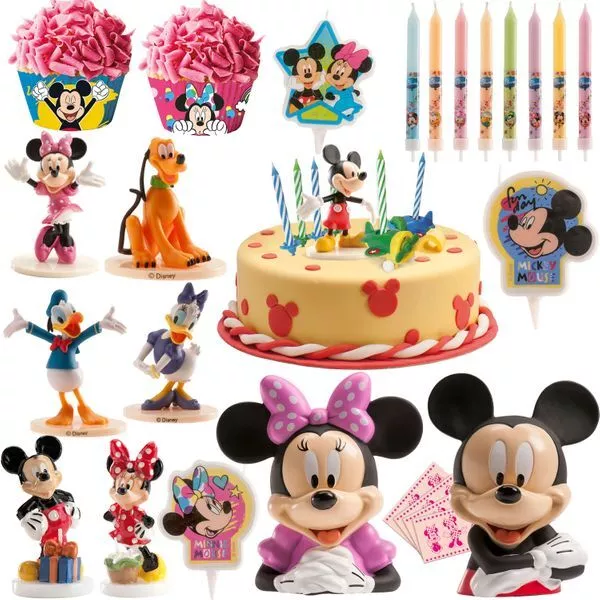 Micky Maus Ratón Minnie Decoración de Pastel Cocina Tarta Cumpleaños Cocción